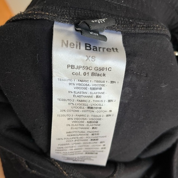 NEIL BARRETT Jogging biker trousers - Picture 6 of 9